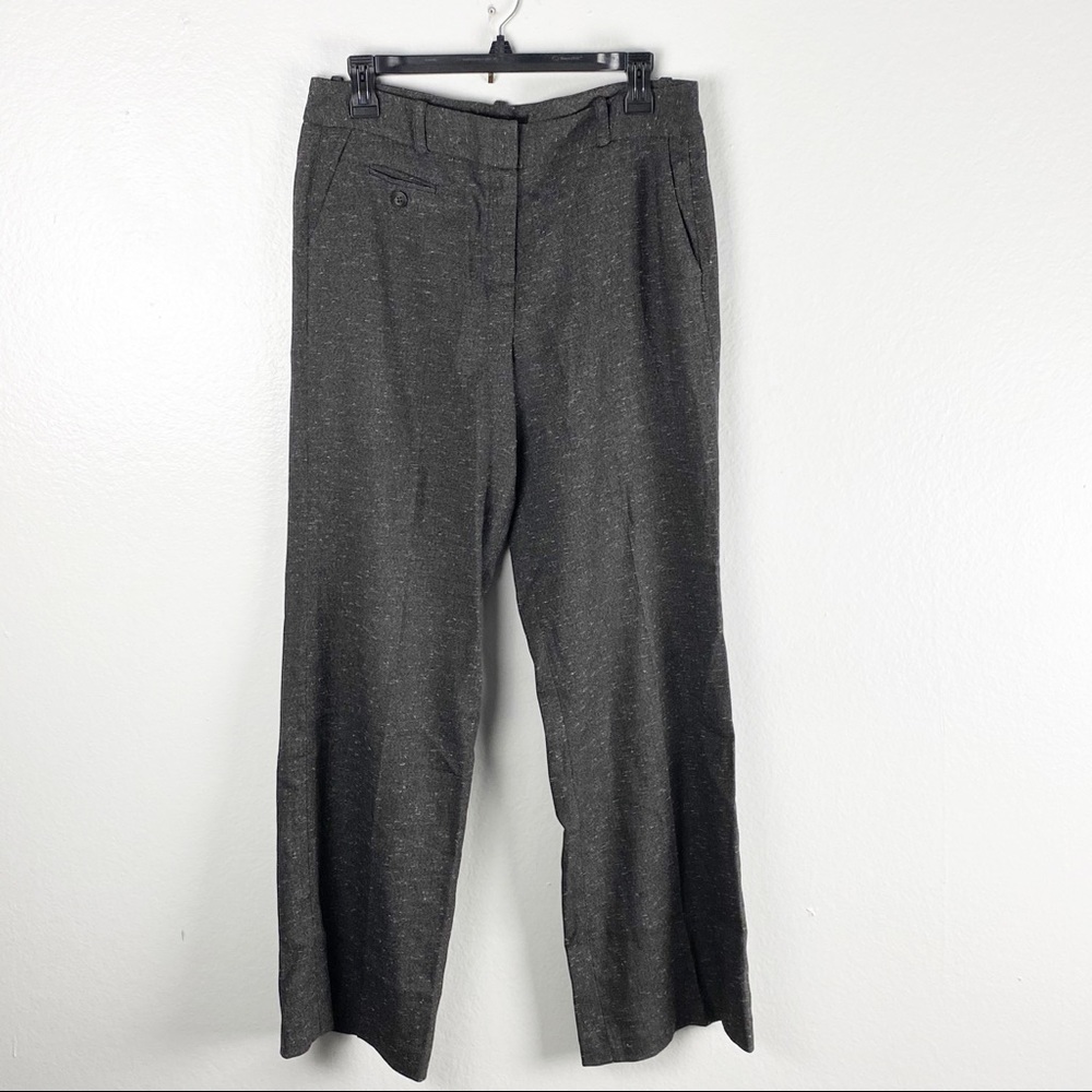SANDRO SPORTSWEAR Brown Speckled High Rise Slacks Size 8 Casual Office Career